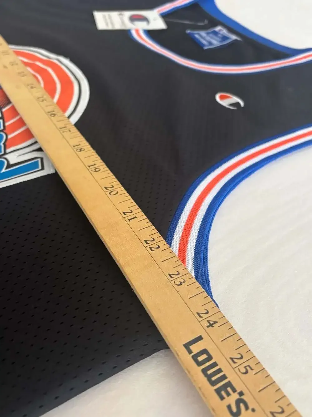 Vintage 90s Champion Space Jam Tune Squad Bugs Bunny #1 Black Jersey XXL